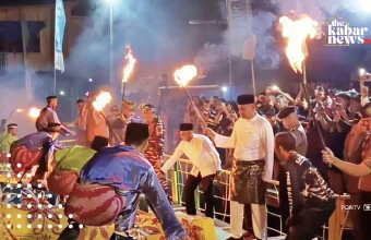 229 cannons light up Pontianak’s riverbanks in unique Eid tradition