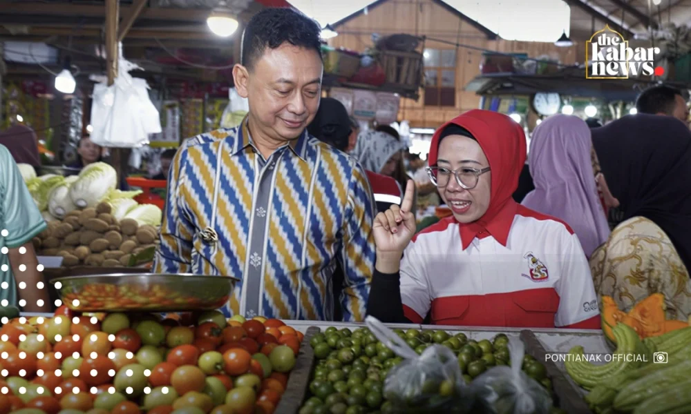 Pontianak mayor inspects staple food prices at Puring Market in Siantan