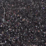 ‘No Kings’ demonstrations draw massive crowds across US and Europe