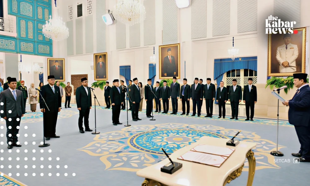 Cabinet reshuffle: Prabowo officially appoints new ministers and top officials