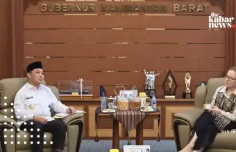 Governor Ria Norsan highlights education and sustainability in talks with Asia Foundation