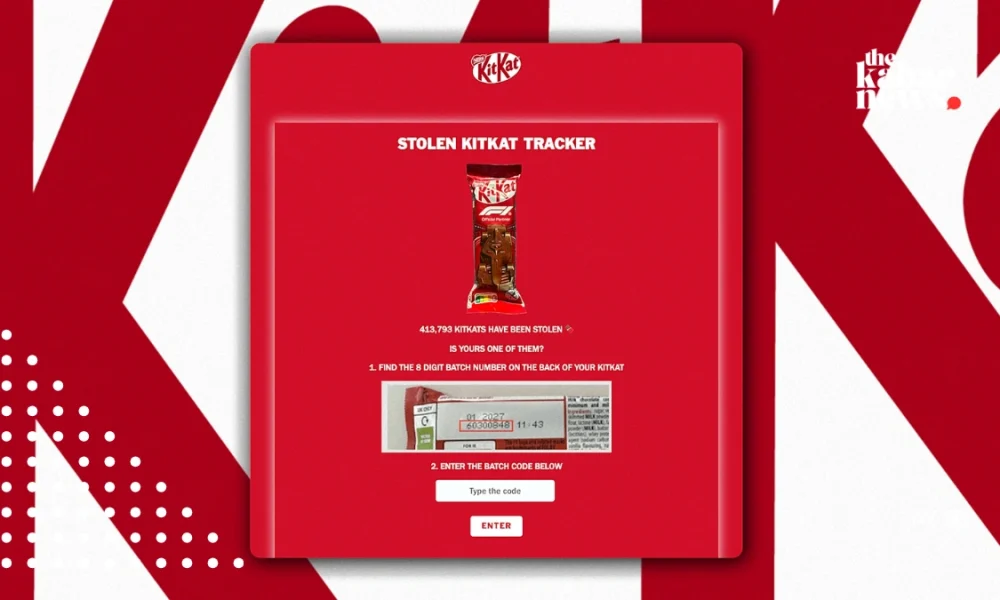 KitKat turns theft into viral campaign with ‘Stolen KitKat Tracker’ tool