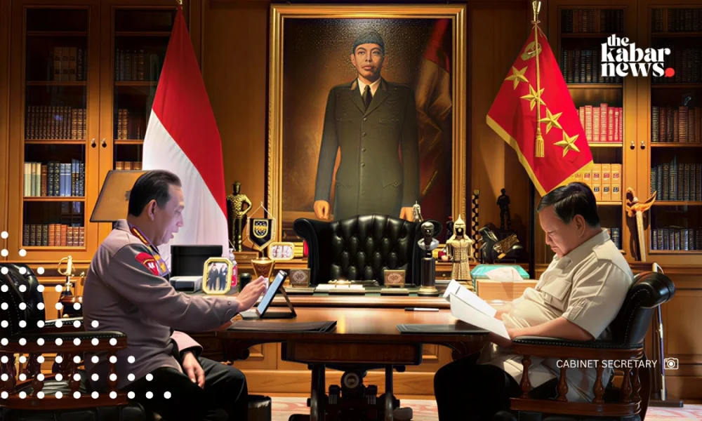 Police chief highlights digital reform and national stability in meeting with Prabowo