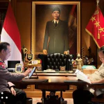 Police chief highlights digital reform and national stability in meeting with Prabowo