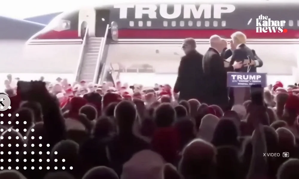 Prankster shouts "Allah Akbar" during a Trump rally, Trump looked absolutely cooked