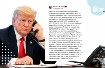 President Donald Trump agrees to two-week ceasefire deal with Iran