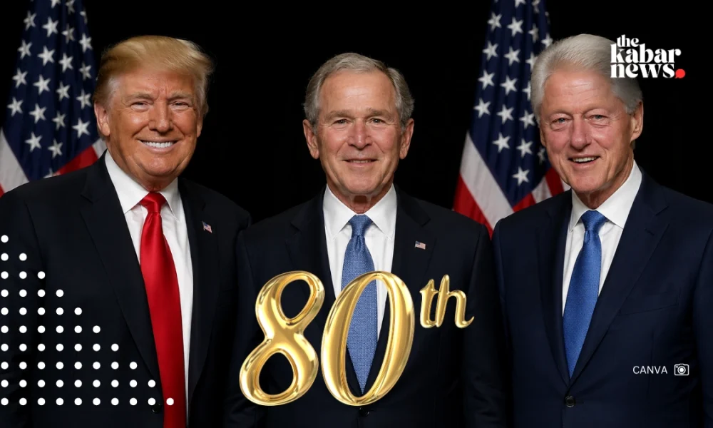 Three U.S. presidents, one generation: Clinton, Trump, and Bush turn 80 in 2026