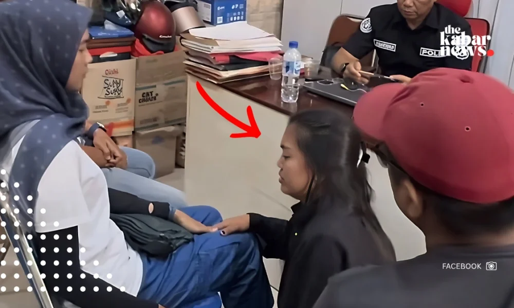 Woman arrested after viral road rage incident in Mojokerto involving child