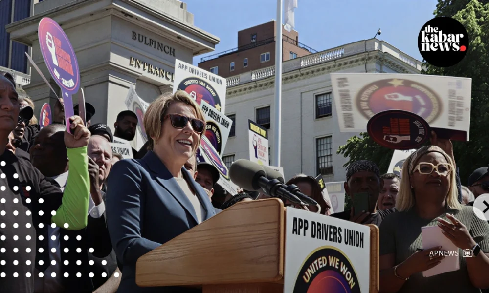 Massachusetts becomes first US state to recognize union for Uber and Lyft drivers