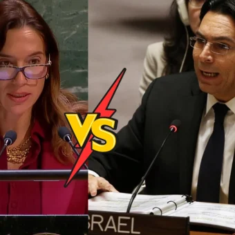 Israeli ambassador clashes with UN official during heated hearing over child rights report