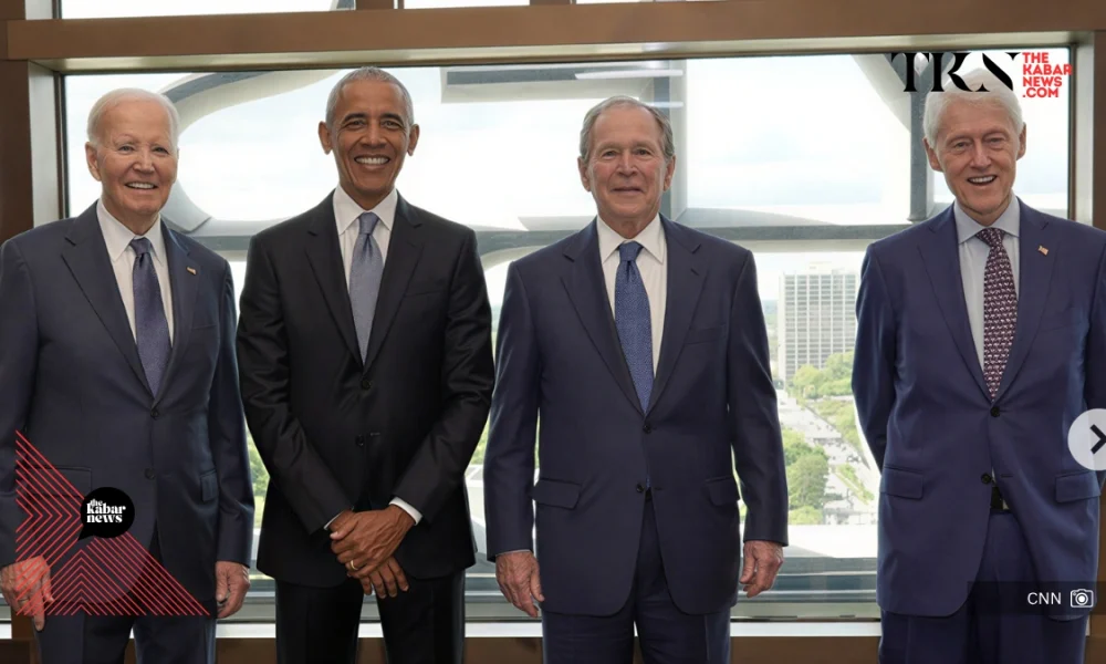 Obama Presidential Center opens with Clinton, Bush, Biden, and Harris in attendance