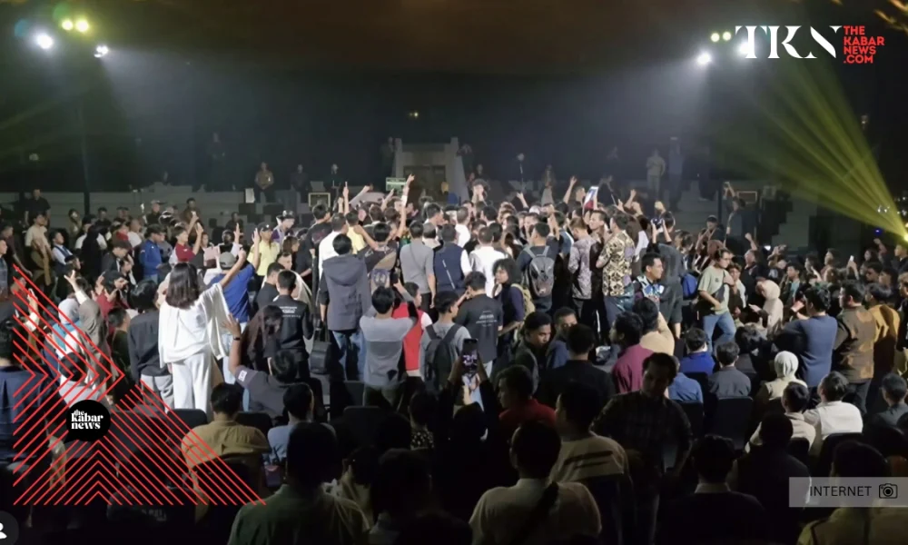 UGM students disrupt Pancasila talk show, demand dialogue with government officials