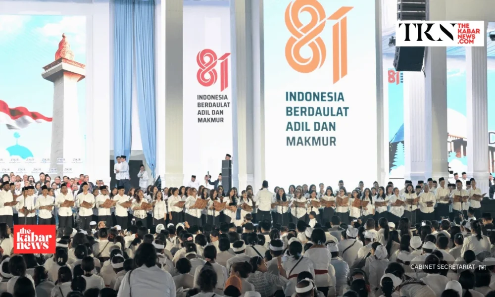 100,000 gather at Monas for Indonesia unity prayers | The Kabar News