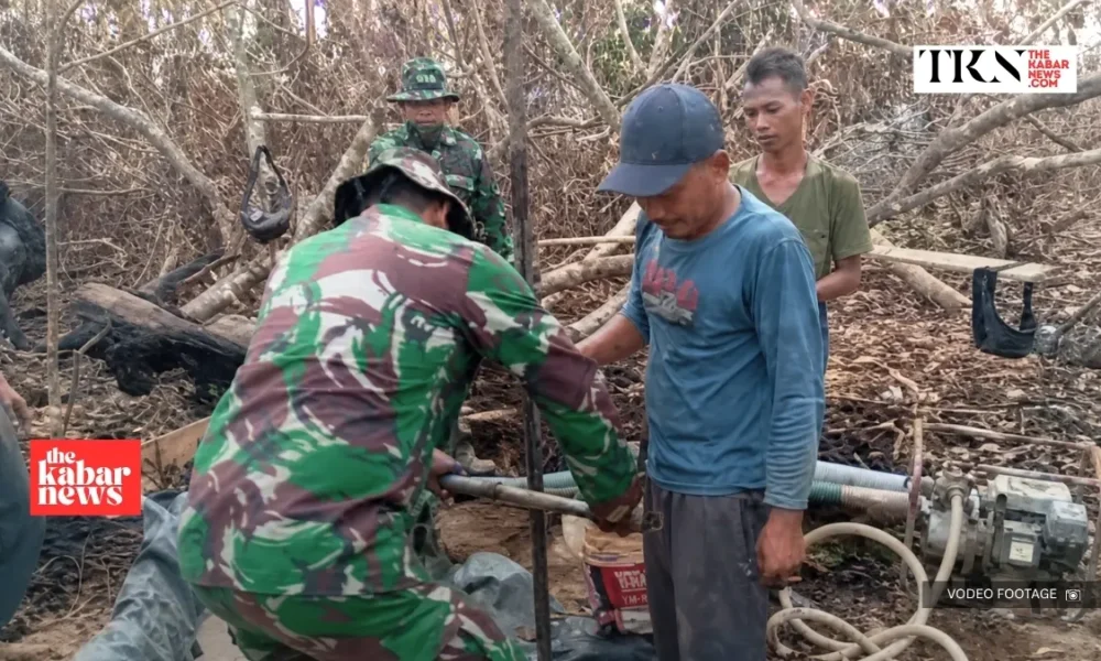 Kodam builds bore wells to speed wildfire response | The Kabar News
