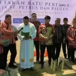 Kubu Raya begins construction of Kapur Village church | The Kabar News