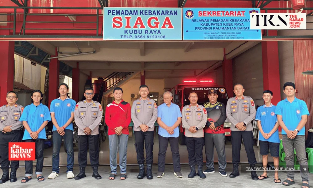Kubu Raya police boost wildfire readiness with volunteers | The Kabar News