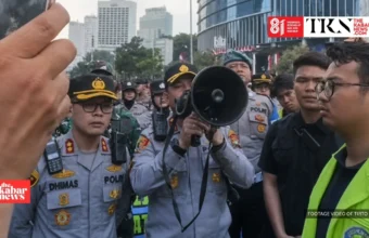 Police briefly halt UI students’ Bundaran HI long march | The Kabar News