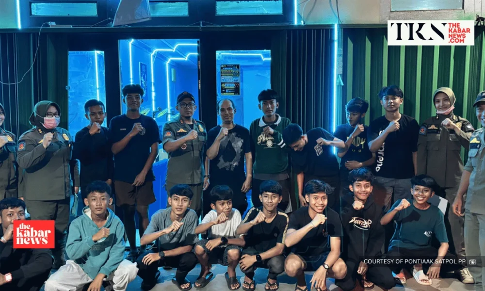 Pontianak curfew patrol finds 47 children out late | The Kabar News
