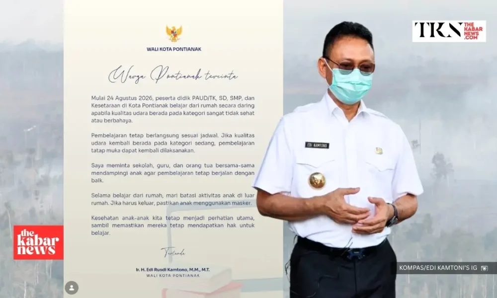 Pontianak moves schools online as haze worsens | The Kabar News