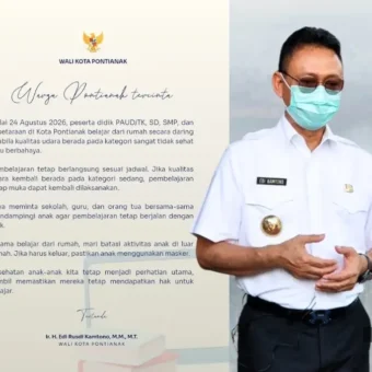Pontianak moves schools online as haze worsens | The Kabar News