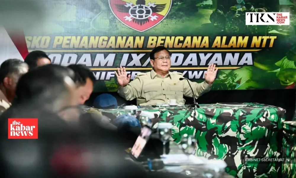 Prabowo leads Flores quake recovery, pledges Rp200 billion | The Kabar News
