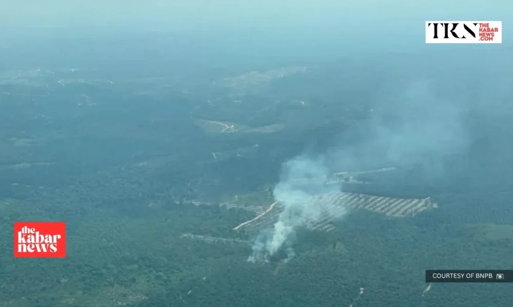 BNPB reinforces ground and air fire crews in Jambi | The Kabar News