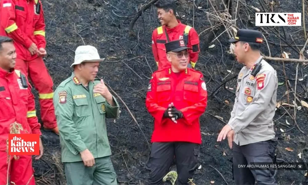 Crews monitor Sanggau hillside after forest fire | The Kabar News