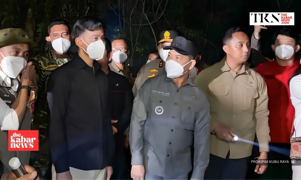 Gibran inspects wildfire response in Kubu Raya | The Kabar News