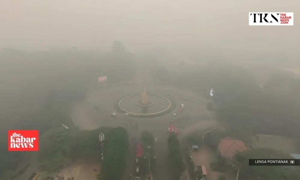 Pontianak AQI reaches 781 as haze disrupts flights | The Kabar News