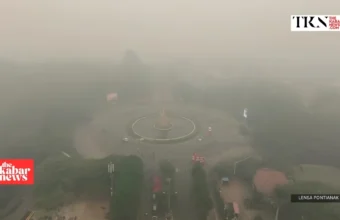 Pontianak AQI reaches 781 as haze disrupts flights | The Kabar News