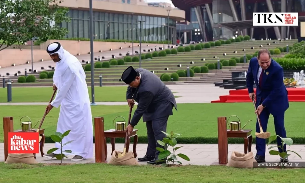 Prabowo joins BRICS leaders in banyan tree planting | The Kabar News