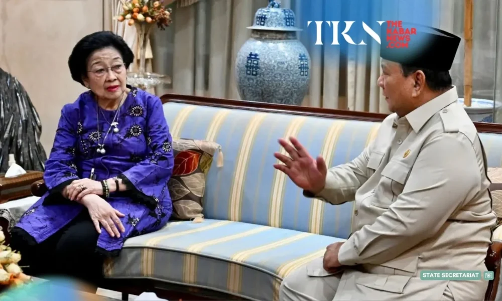 Prabowo visits Megawati to mourn Guruh Soekarnoputra | The Kabar News