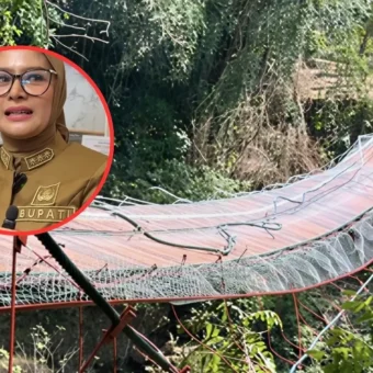 Regent Citra Pitriyami recounts Pangandaran bridge failure | The Kabar News