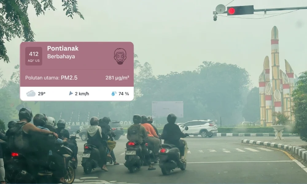 Winds keep wildfire smoke over Pontianak, BPBD says | The Kabar News