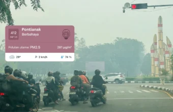 Winds keep wildfire smoke over Pontianak, BPBD says | The Kabar News
